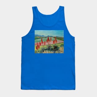 Spear-shaped aloes at Albertinia, South Africa Tank Top